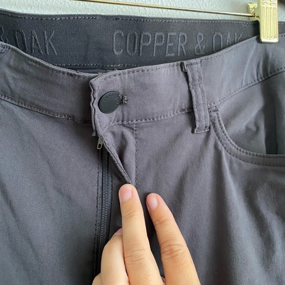 Copper & Oak Pants Men’s Size Large Grey Stretch Casual Work Golf - Picture 3 of 7